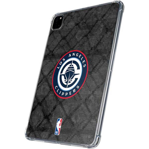 NBA Los Angeles Clippers Black Rust iPad Pro 11in (2024) Clear Case